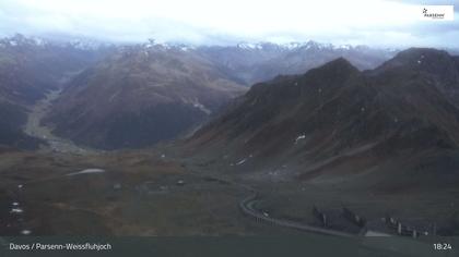 Davos: Dorf - Weissfluhjoch, Blick Dorftäli