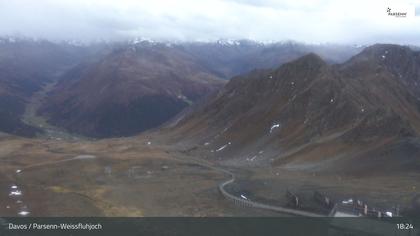 Davos: Dorf - Weissfluhjoch, Blick Dorftäli