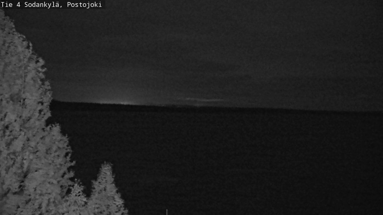 Traffic Cam Sodankyla: Tie4 Postojoki - Järvimaisema