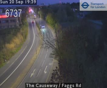Traffic Cam London: The Causeway - Faggs Rd