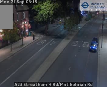 Traffic Cam London: A23 Streatham H Rd/Mnt Ephrian Rd