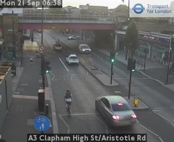 Traffic Cam London: A3 Clapham High St/Aristotle Rd