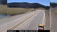 Merritt > South: Hwy 97C (Okanagan Connector), at Hwy 5A Junction, near Aspen Grove, looking south - Day time