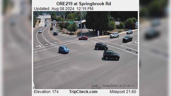 Traffic Cam Newberg: ORE219 at Springbrook Rd