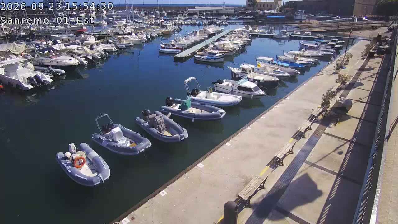 Traffic Cam Sanremo › East: Porto Vecchio - Sanremo Mare