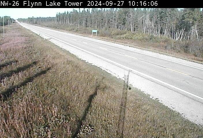 Traffic Cam Unorganized Thunder Bay District: Highway 11 near East Rd