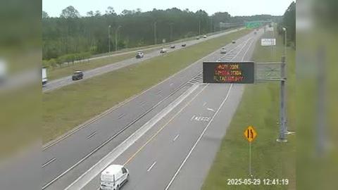 Traffic Cam Jacksonville: SR-23 MM 42.7 SB