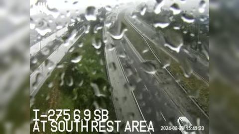 Traffic Cam Terra Ceia: I-275 S at S. Rest Area