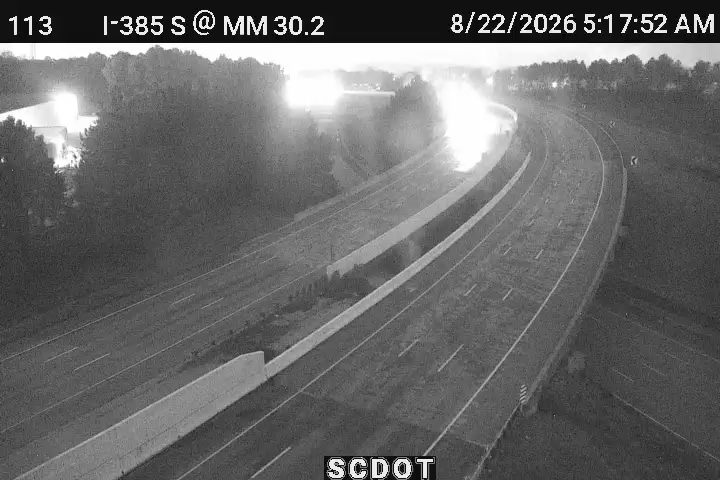 Traffic Cam Lake Taro: I-385 S @ MM 30.25 (Old Stage Rd)