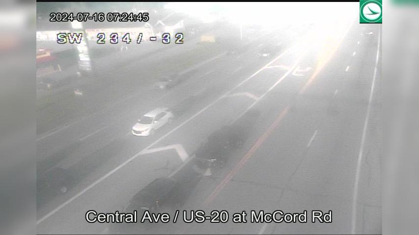 Traffic Cam Central Avenue Park: Central Ave - US-20 at McCord Rd