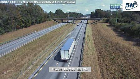 Traffic Cam Fairview: GDOT-CAM-I-85-170--1