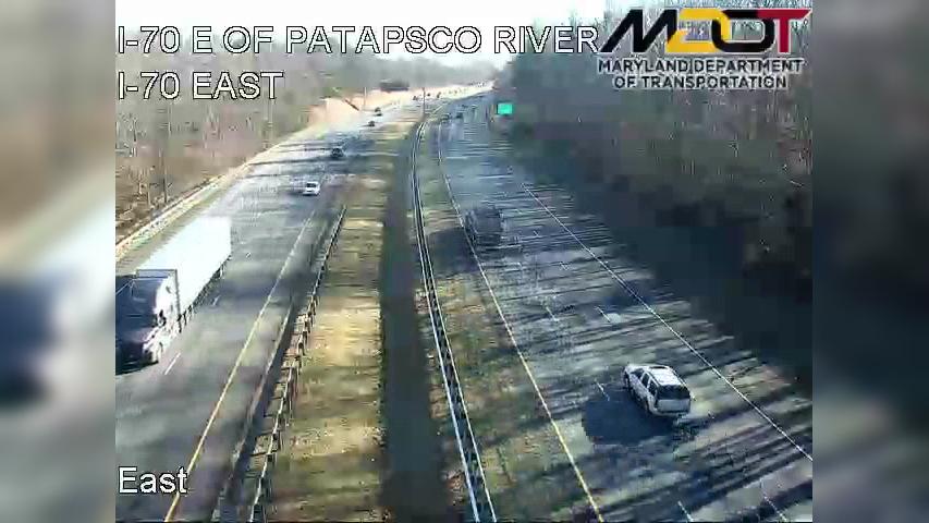 Traffic Cam Hollifield: I-70 E OF PATAPSCO RIVER BRIDGE (403048)