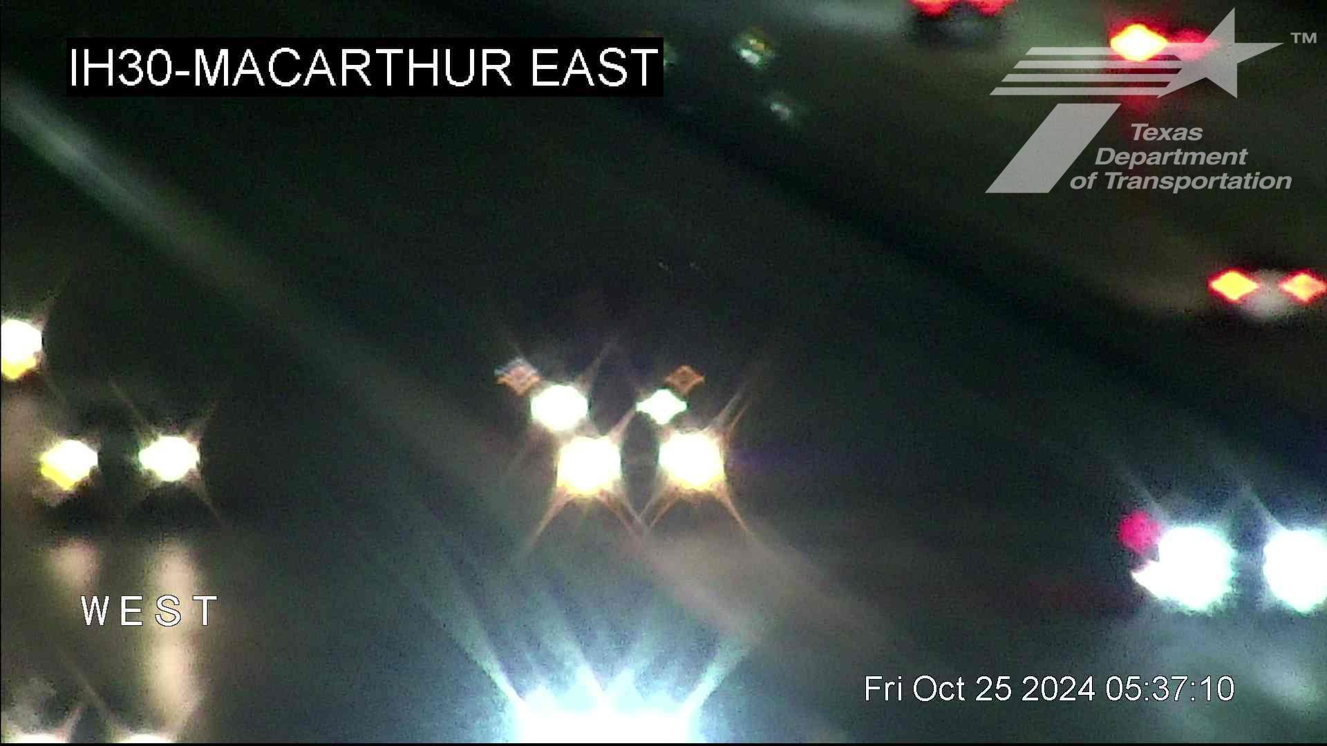 Traffic Cam Grand Prairie › East: I-30 @ MacArthur East