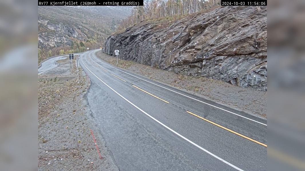 Traffic Cam Junkerdal: R77 Kjernfjellet (Graddis)