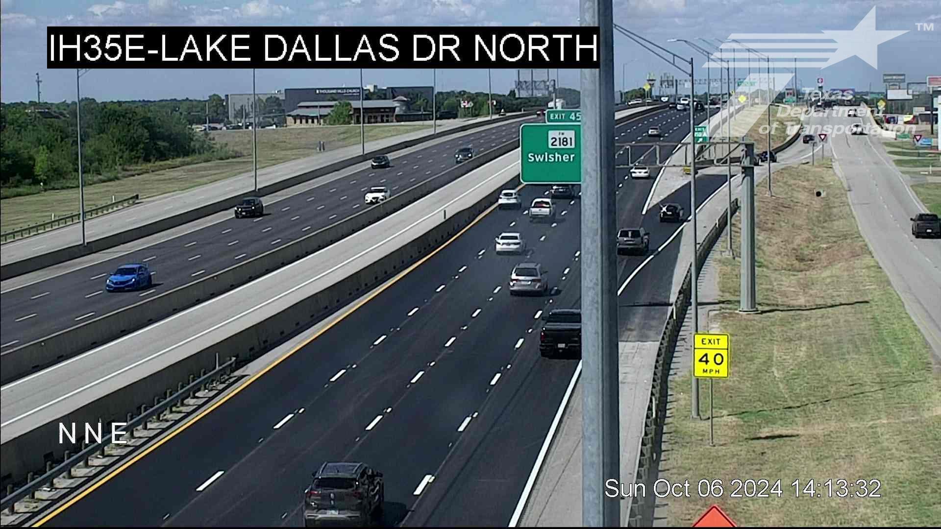 Traffic Cam Lake Dallas › North: IH35E - Dr North