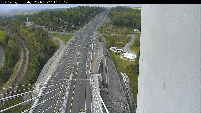 Traffic Cam Nipigon Township: Highway 17 near Nipigon River Bridge