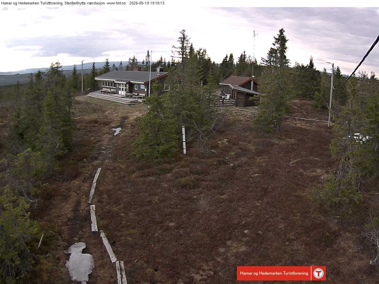 Traffic Cam Hamar › North-West: Stenfjellhytta