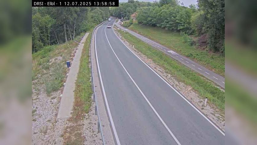 Traffic at Zgornji Porcic, Slovenia Webcam