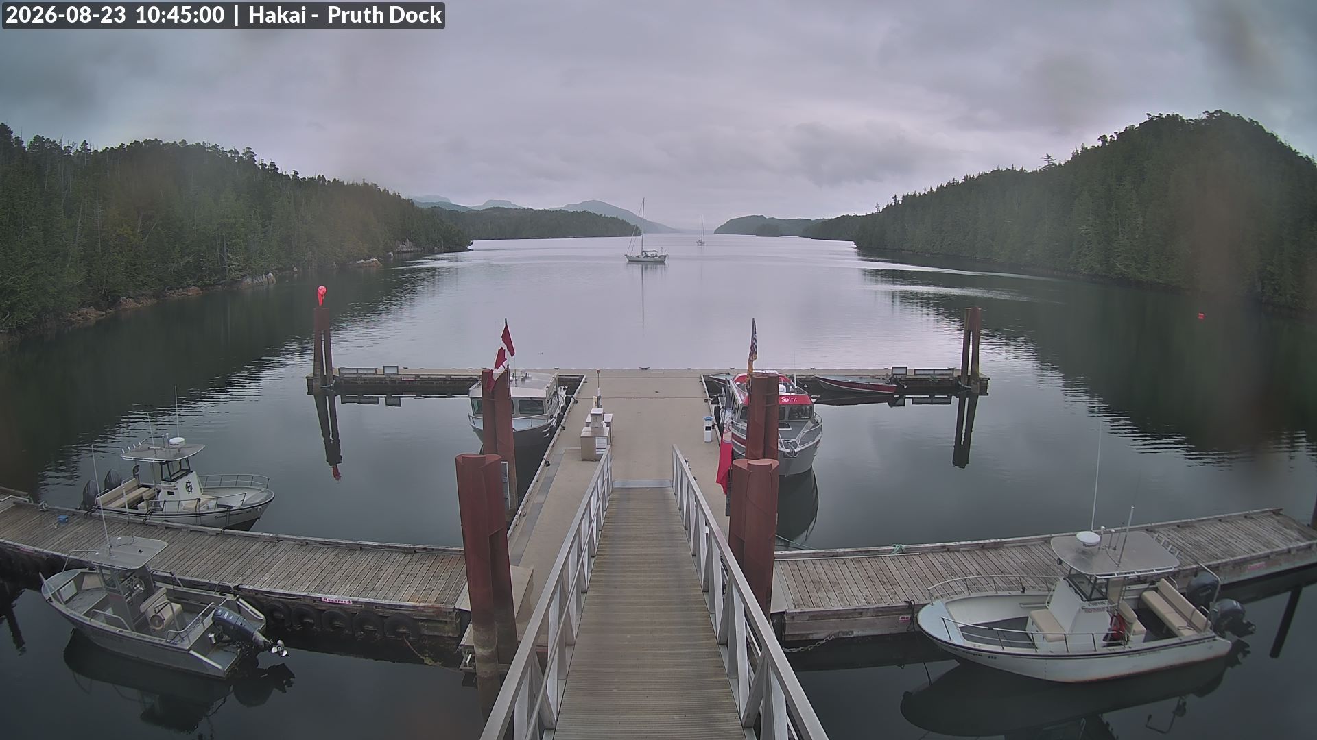 Traffic Cam British Columbia: Calvert Island Field Station Dock