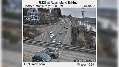 Portland Traffic: Ross Island Bridge