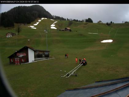 Schwende › Süd-West: Ebenalp Webcam Skilift Horn