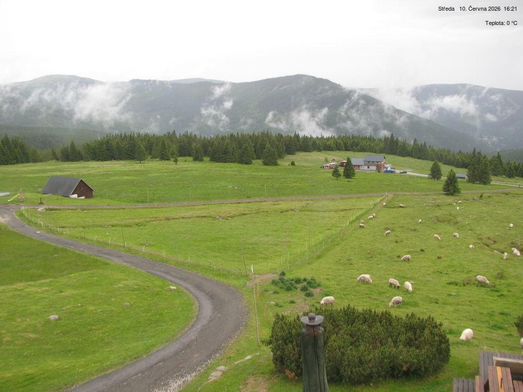 Traffic Cam Spindleruv Mlyn: Špindlerův Mlýn - CHATA VATRA