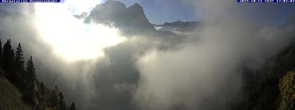 Ennenda: Blick von Bergstation Aeugstenbahn ins Glarnerland