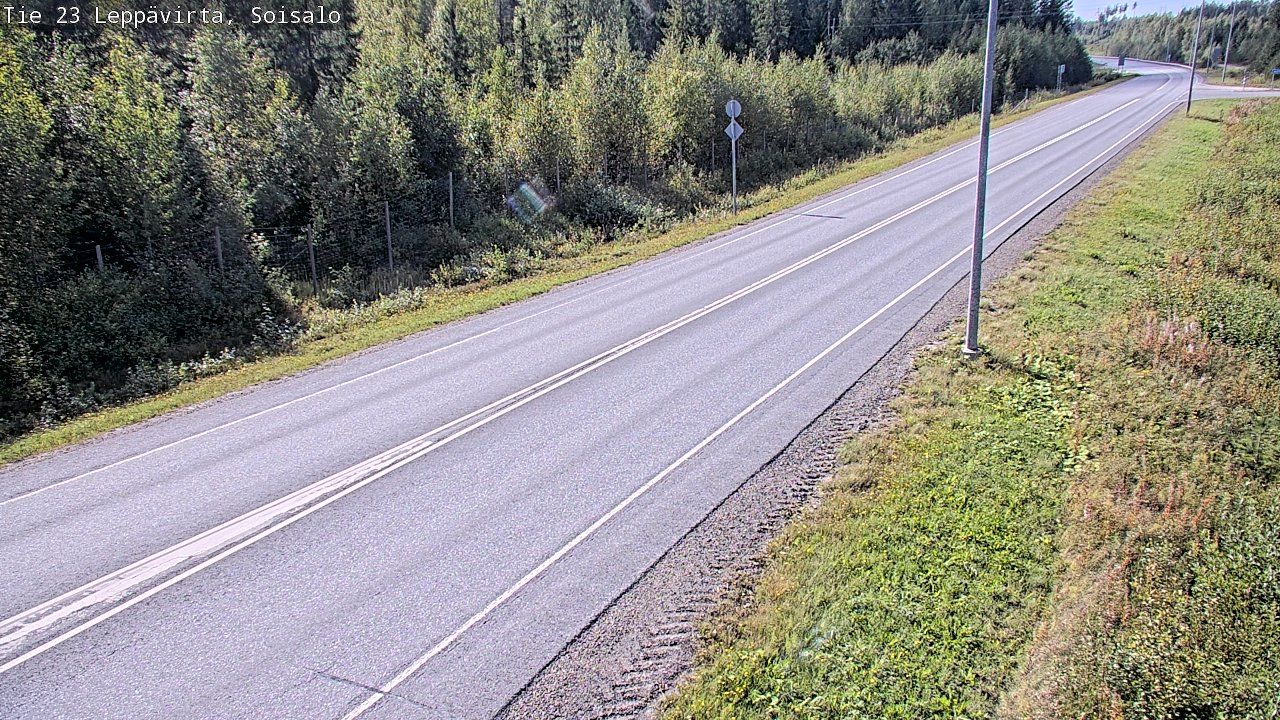 Traffic Cam Leppavirta: Tie 23 - Soisalo - Varkauteen