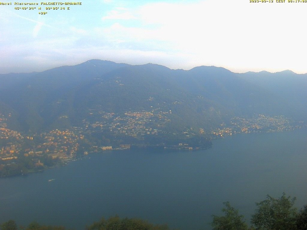 Traffic Cam Brunate › West: Cernobbio - Lake Como