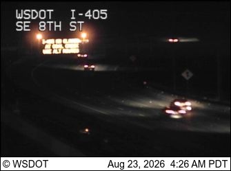 Traffic Cam Bellevue: I-405 at MP 12.8: SE 8th St