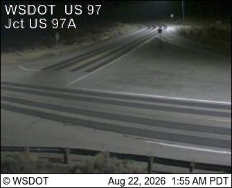 Traffic Cam Chelan › North: US 97 at MP 240: N - Falls