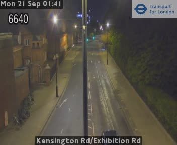 Traffic Cam London: Kensington Rd/Exhibition Rd