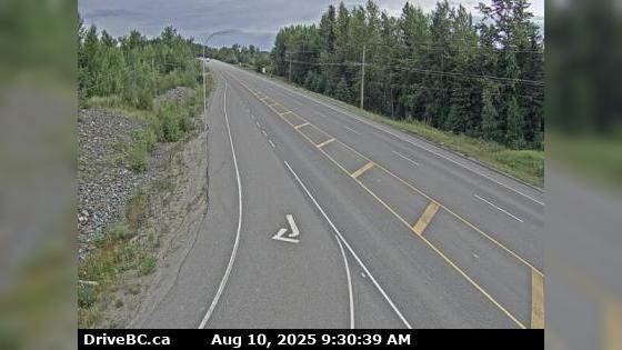 Traffic Cam Hixon › North: Hwy 97 at Swanson Road near - looking north