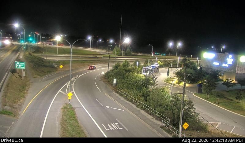 Traffic Cam Delta › South: Hwy 99, north of Hwy 17A overpass, looking south on Hwy 99 at northbound lanes