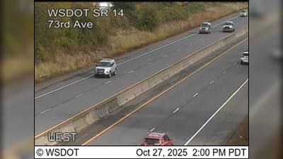 Vancouver Traffic Watch: SR 14 at 73rd Ave Vancouver Traffic Watch: SR 14 at 73rd Ave
