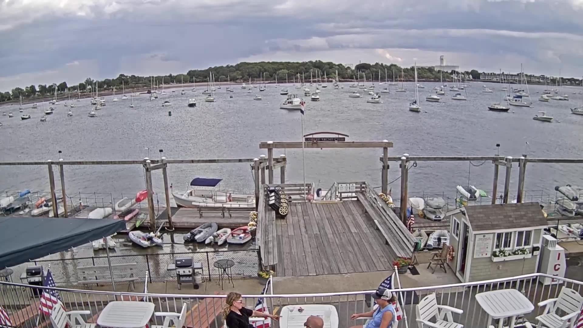 Beverly Harbor: Scenic Yacht Club Views Webcam
