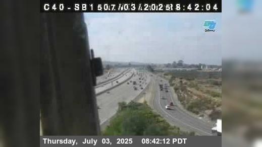 Traffic Cam San Diego › South: C040) SB 15 : Miramar Road