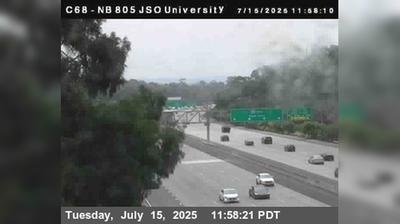 Cherokee Point › North: C068) I-805 Just South of University