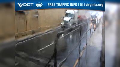 Busy Downtown Tunnel Traffic EB-1