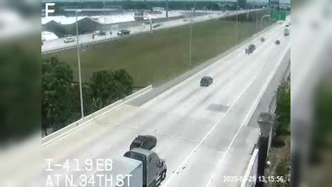 Traffic Cam East Ybor: I-4 at 34th St