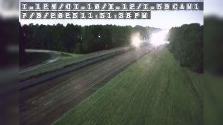 Traffic Cam Ozone Pines: I-12 W of I-10/I-12/I-59