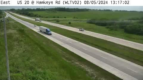 Traffic Cam Waterloo: WL - US 20 @ Hawkeye Road (02)