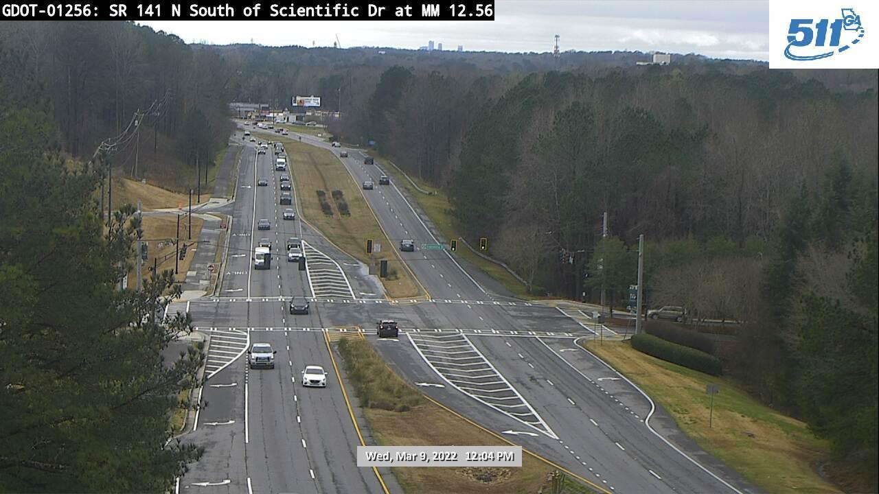 Traffic Cam Peachtree Corners: GDOT-CAM-
