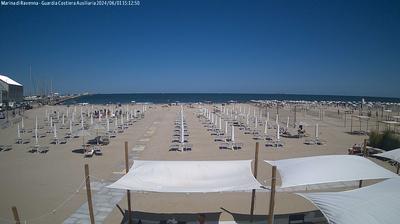 immagine della webcam nei dintorni di Comacchio: webcam Marina di Ravenna
