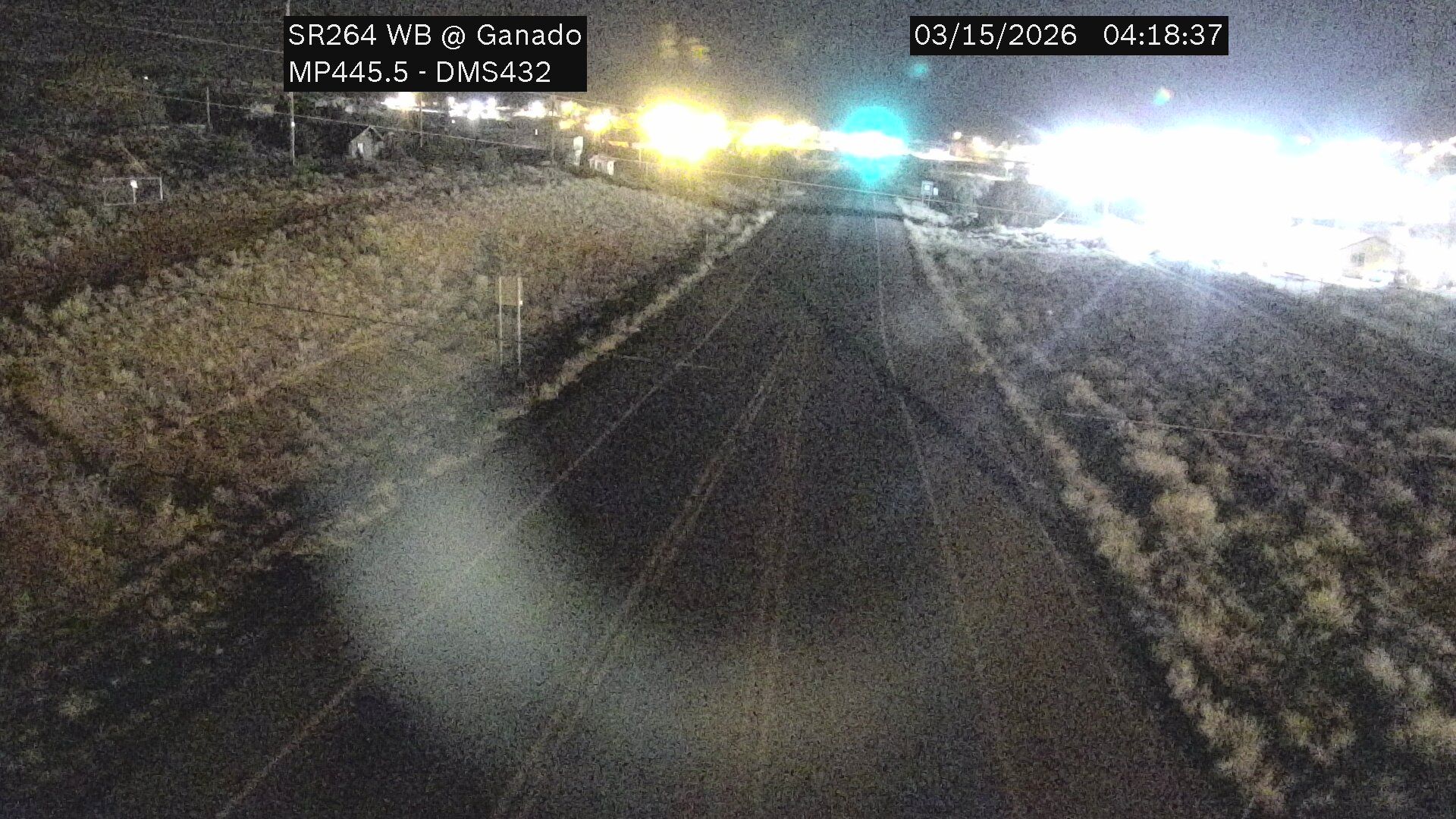 Traffic Cam Ganado › West: SR-264 WB 447.50