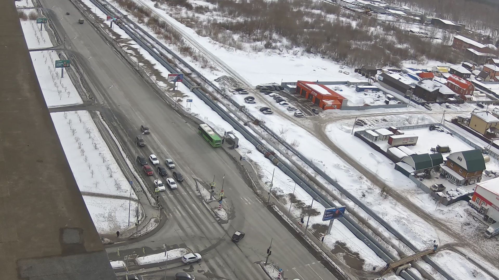 Traffic Cam Tyumen: Широтная-Бориса Щербины
