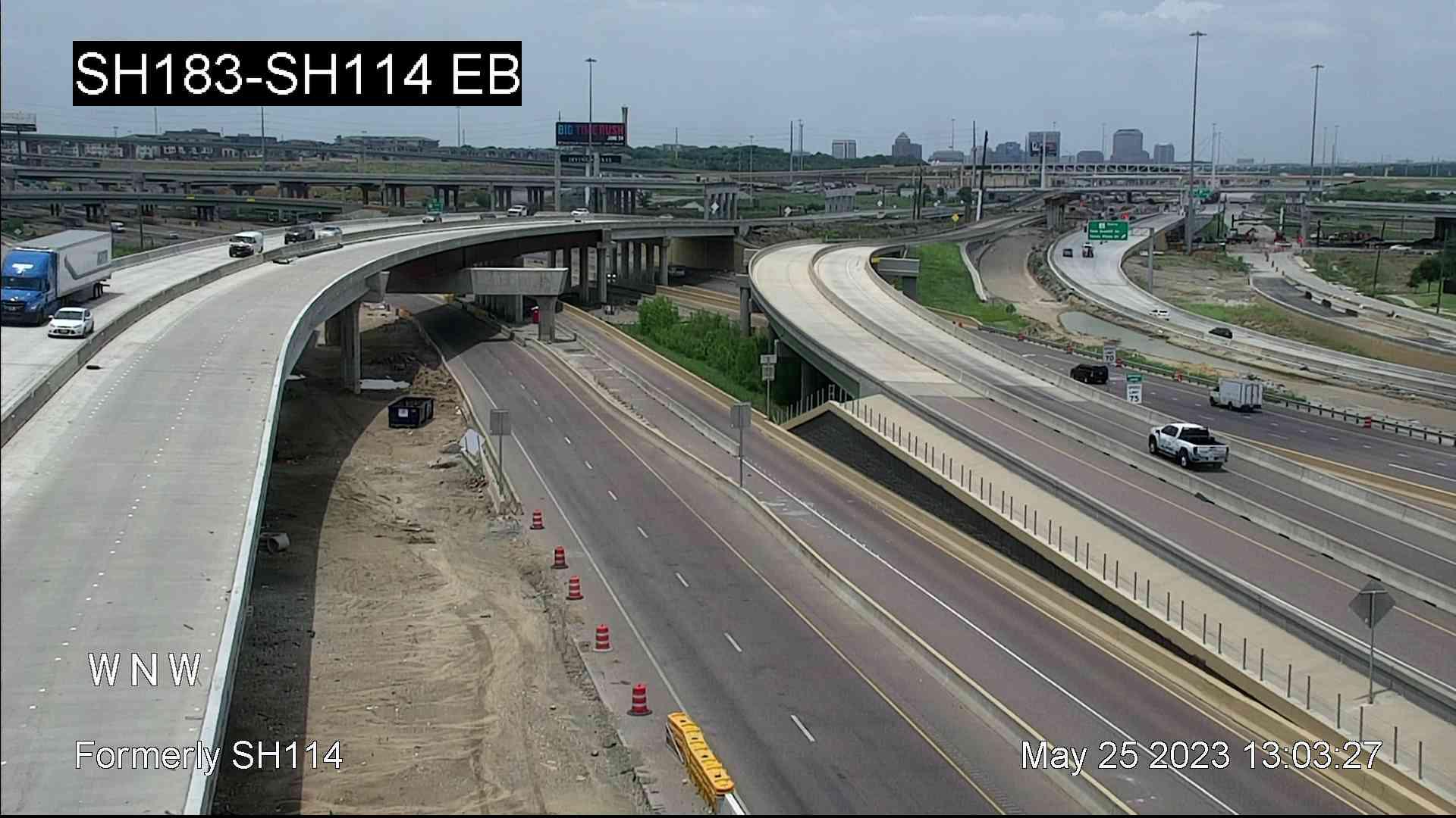 Traffic Cam Irving › East: SH 183 @ SH 114