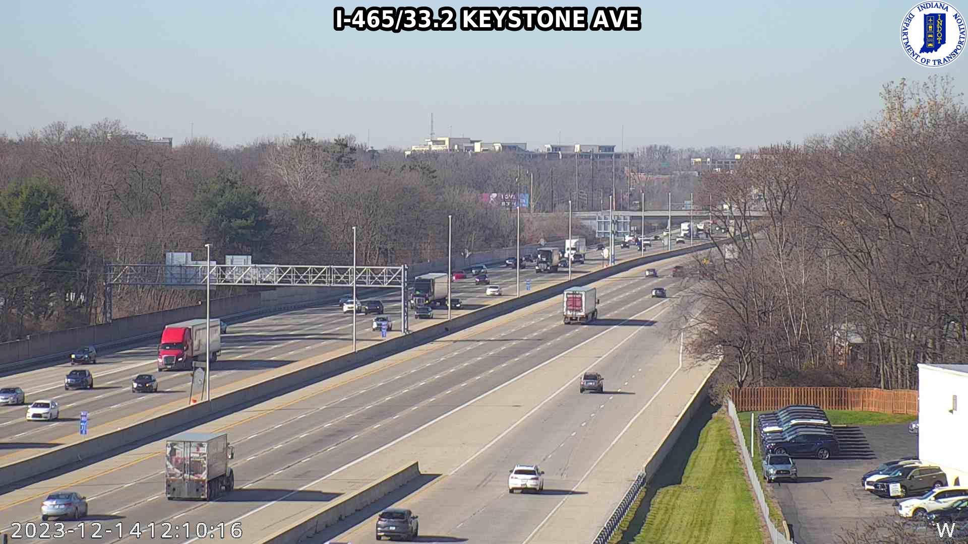 Traffic Cam Indianapolis: I-465: I-465/33.2 KEYSTONE AVE