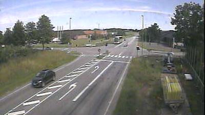 Traffic Cam Braby Stationsby › North: Vestre Ringvej - Lysholm Alle i Haslev, kamera peger mod Nord (Ringsted)