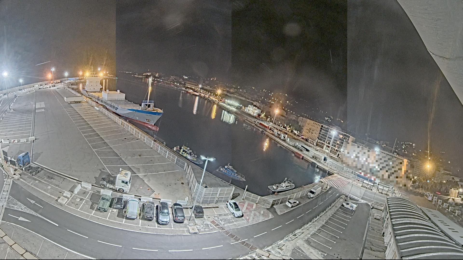 Bastia Harbor: Coastal South View Webcam